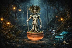 Mythical Tree Guardian Warrior Sculpture 1 Second Life
