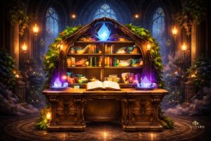 Enchanted Magic Desk 1 Second Life
