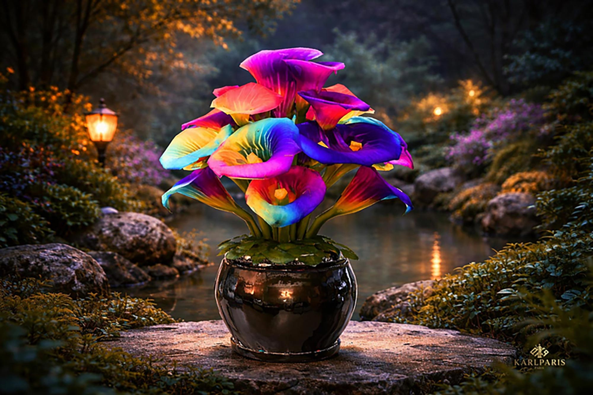 Rainbow Calla Lily Second Life