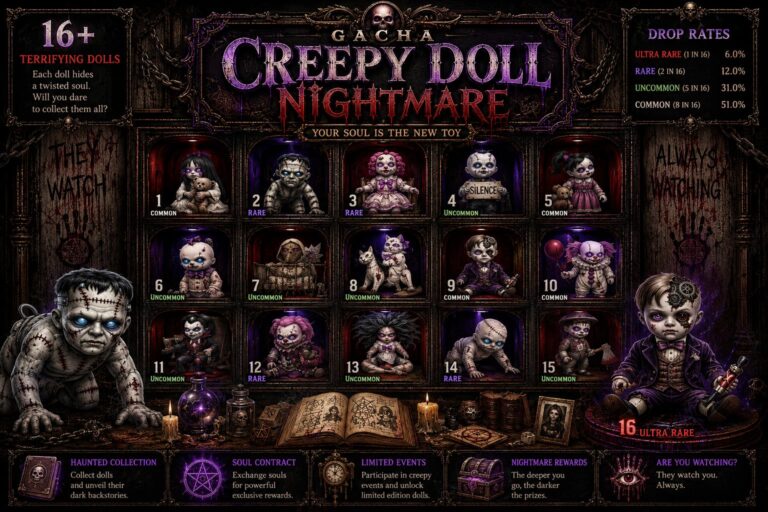 Gacha Creepy Doll Nightmare Second Life