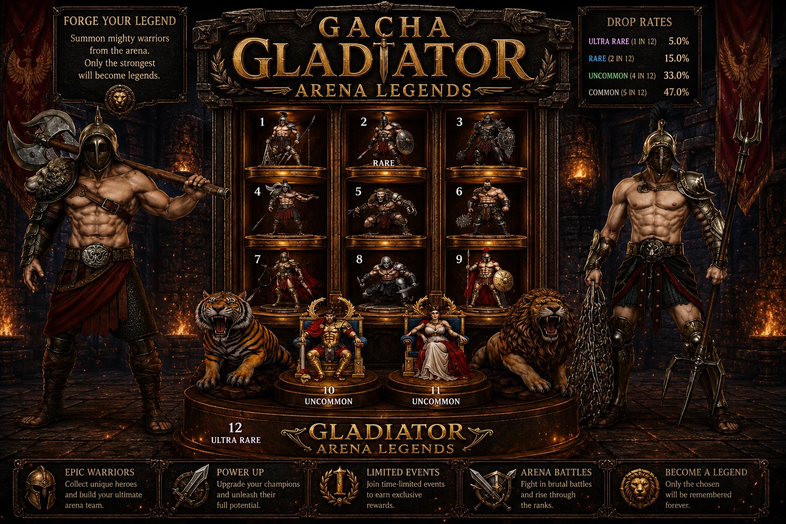 Gacha Gladiator Arena Legends Second Life