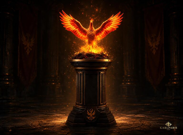 Phoenix Rising Flame Artwork Mythical Fire Second Life