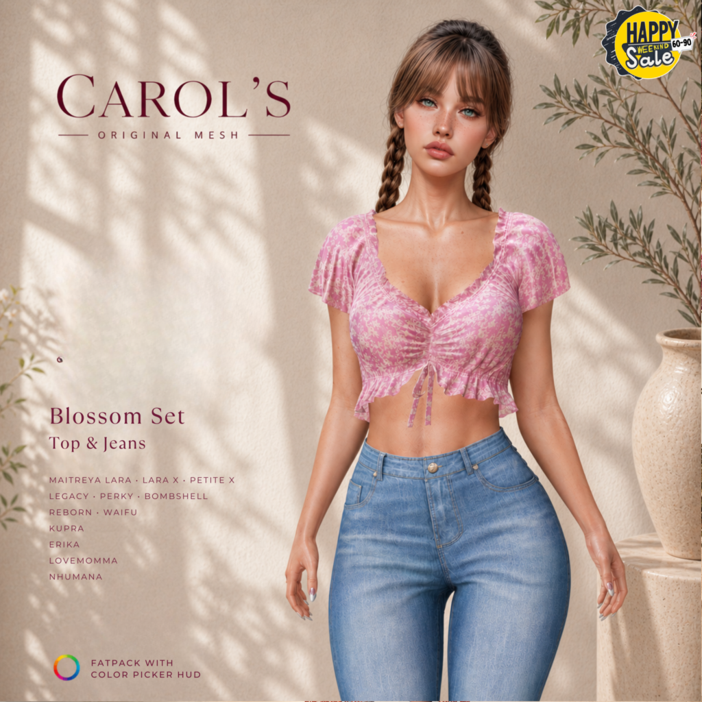 Carols Blossom Set Hw Second Life