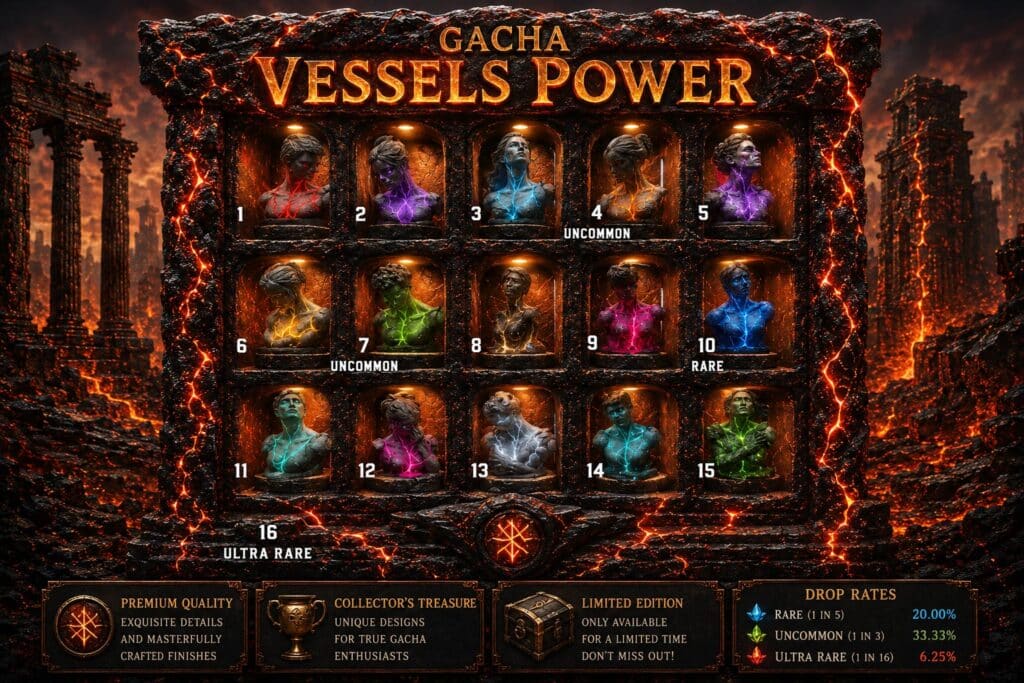 Gacha Vessels Power Second Life