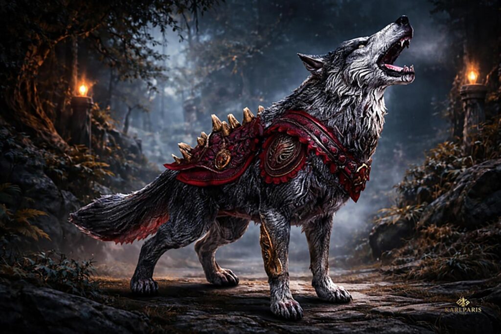 Armored War Wolf Second Life