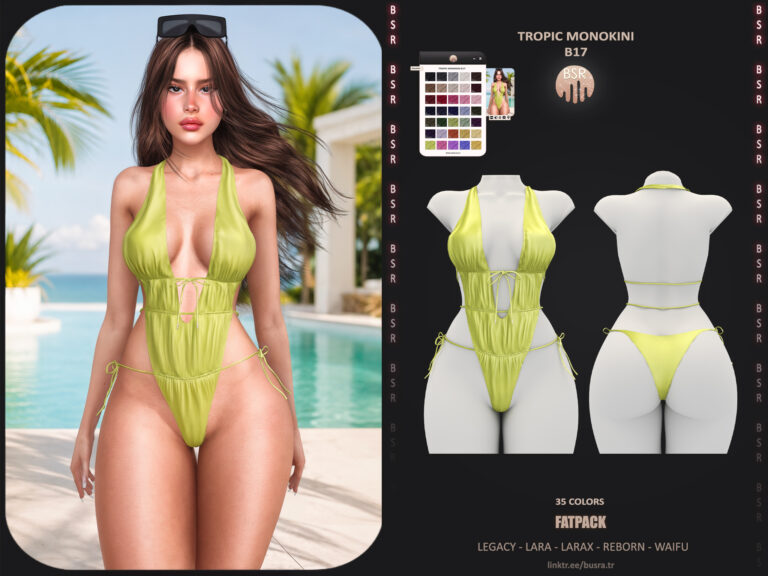 (busra Tr) Tropic Monokini B17 Fatpack Second Life