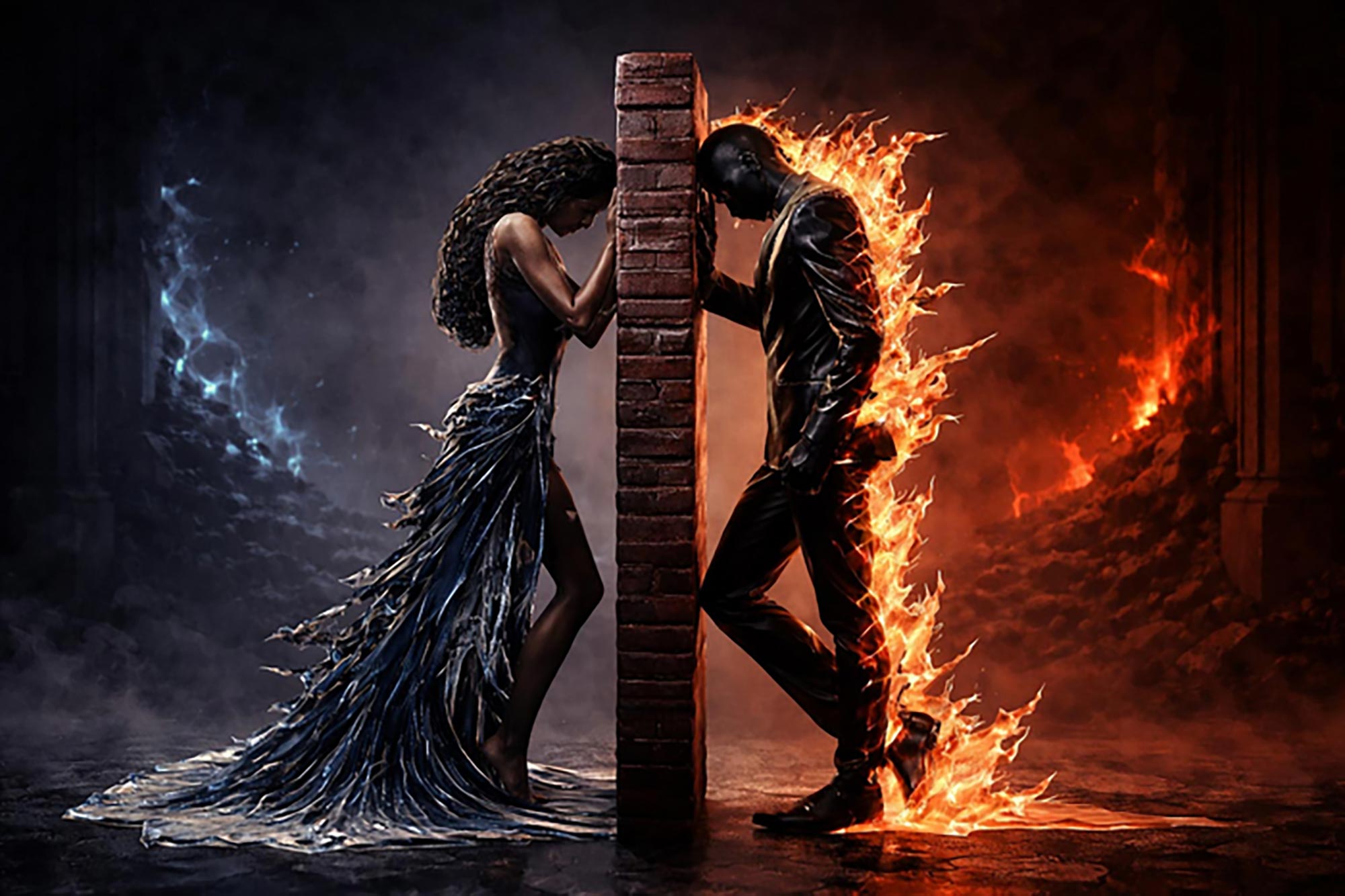 Duality Lovers Sculpture 1 Second Life