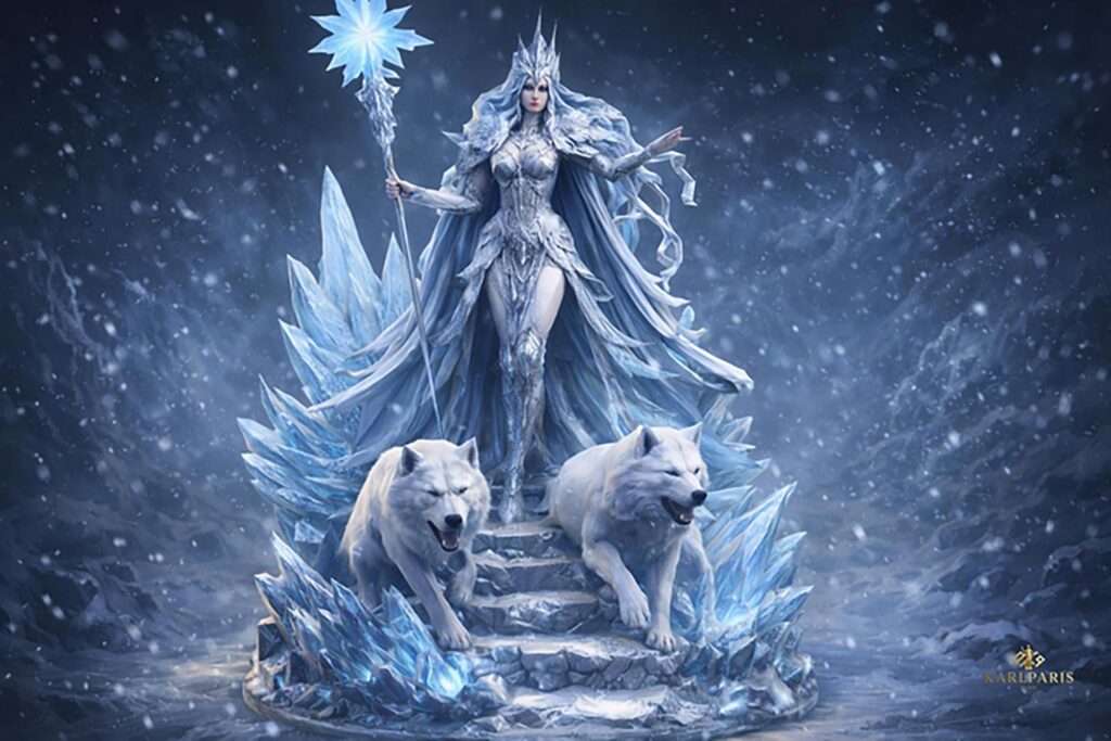 Ice Queen Statue (1) Second Life