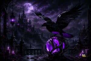 Shadow Raven Of The Arcane Orb Dark Mystic Guardian Second Life